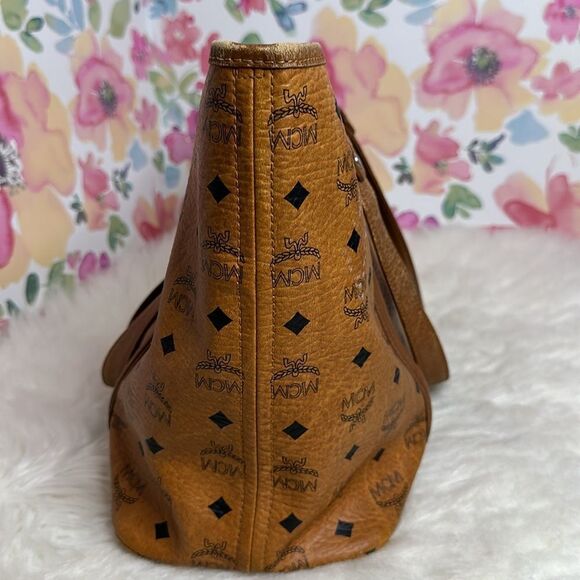 💯Authentic MCM Cognac Tote Handbag🍀 - Picture 12 of 16